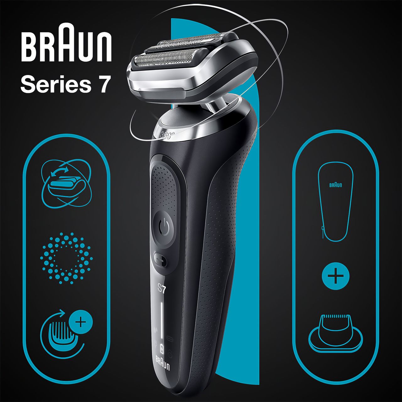 Braun Series 7 shaver BRA70N1200S BK ao