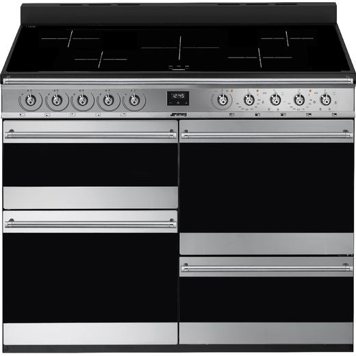 Smeg SYD4110I-1 Electric Range Cooker with Induction Hob - Stainless Steel - A/A Rated