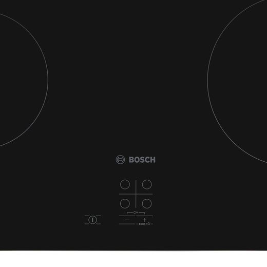 Bosch Serie 2 PUG61RAA5B 59cm Induction Hob - Black - Control panel