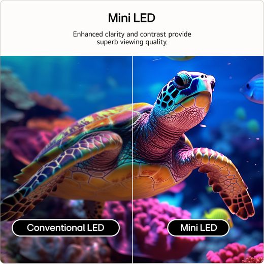 LG 55" 4K Ultra HD MiniLED Smart TV [2026] - Annotation - Mini LED