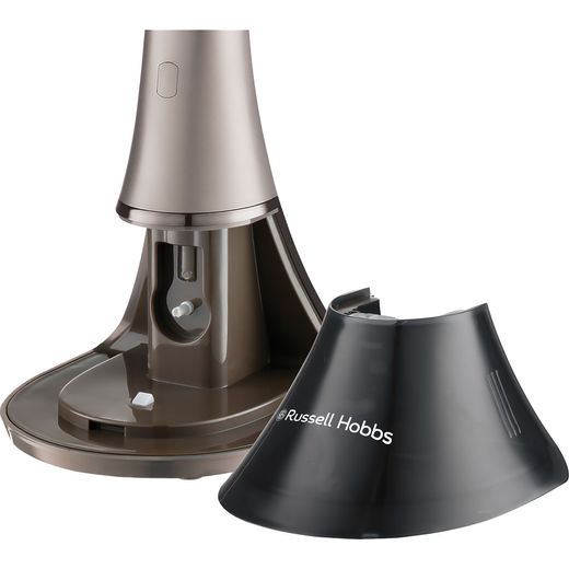 Russell Hobbs Steam Genie Aroma 28040 Handheld Garment Steamer - Grey - Close up shot