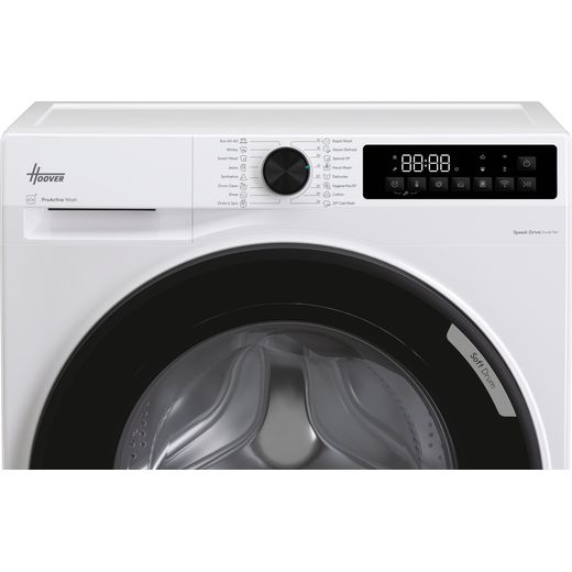 Hoover HBR 412BL10-80 HBR 412BL10-80 12kg Washing Machine with 1400 rpm - White - control panel shot 
