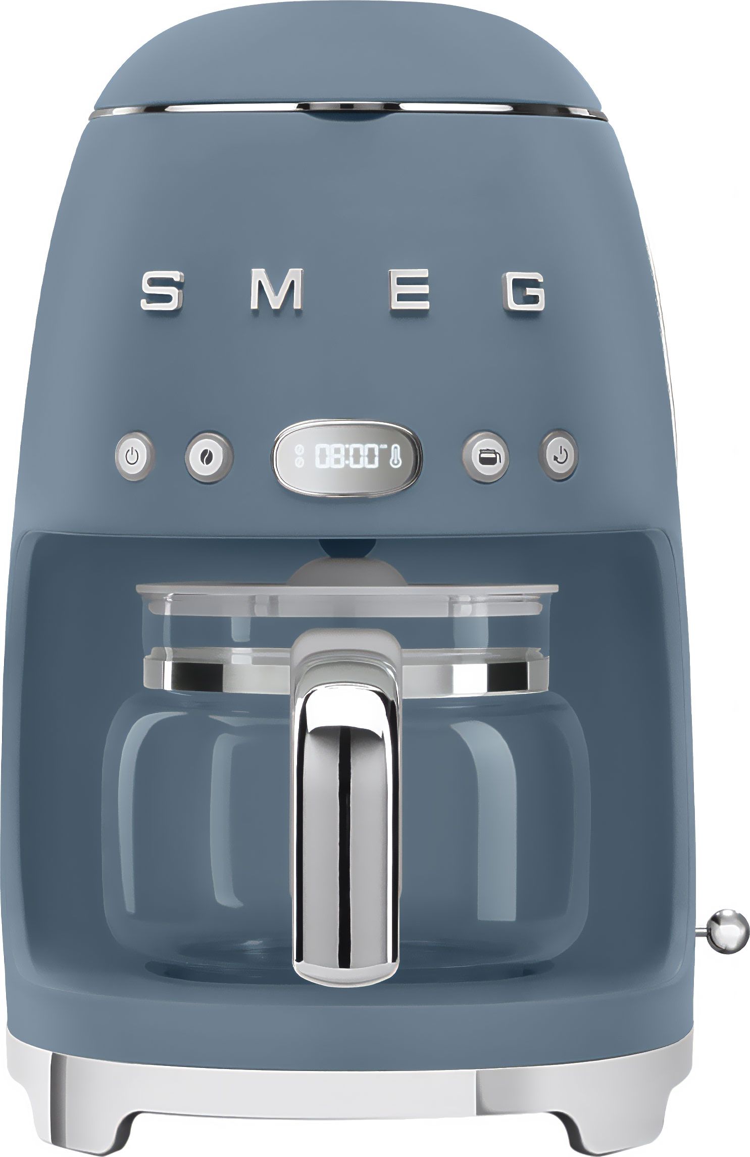 Smeg Drip Coffee Maker - 10 Cups - Blue - Timer - Keep Warm Function