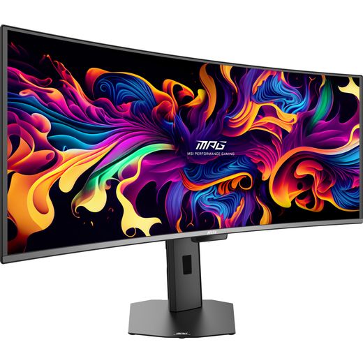 MSI MPG 341CQR QD-OLED X36 34" UltraWide Quad HD 360Hz OLED Gaming Monitor with FreeSync™ Premium Pro - Black - Right perspective shot