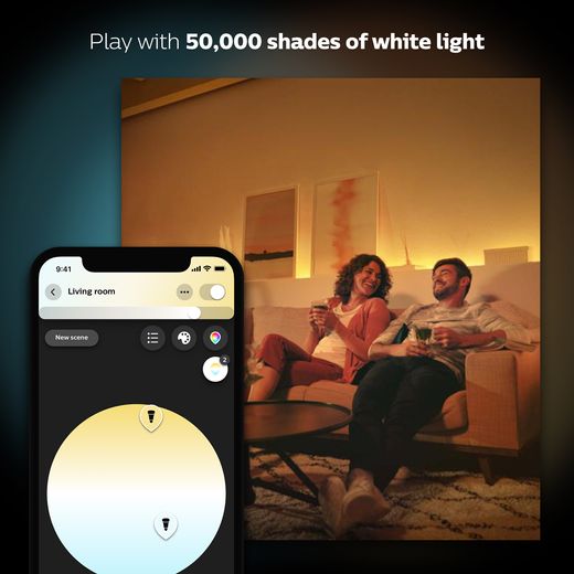Philips Hue - White - Annotation - 50,000 shade of white 
