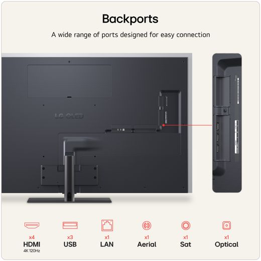 LG evo AI G6 65" 4K Ultra HD OLED Smart TV [2026] - Annotation - Backports