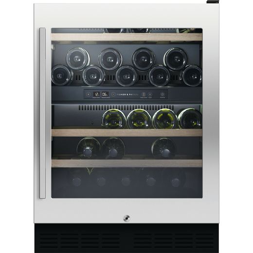 Fisher & Paykel RS60RDWX2 Built In Wine Cooler - Stainless Steel - G Rated