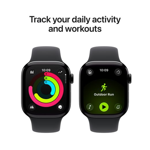 Apple in Black Sport Band - Annotation - Track activities
