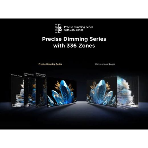 TCL C7L 50" 4K Ultra HD QLED Smart Google TV  - Annotation - Dimming