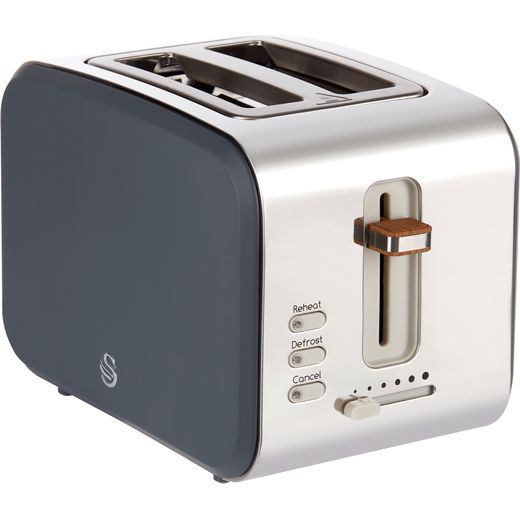 Swan Nordic ST14610GRYN 2 Slice Toaster - Grey