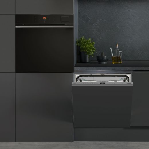 Hisense Fully Integrated Standard Dishwasher - Silver - Dishwasher in kitchen