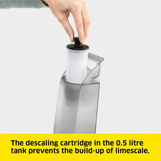 Kärcher 1.513-531.0 Steam Mop with up to Minutes Run Time - White - Annotation - Descaling cartridge