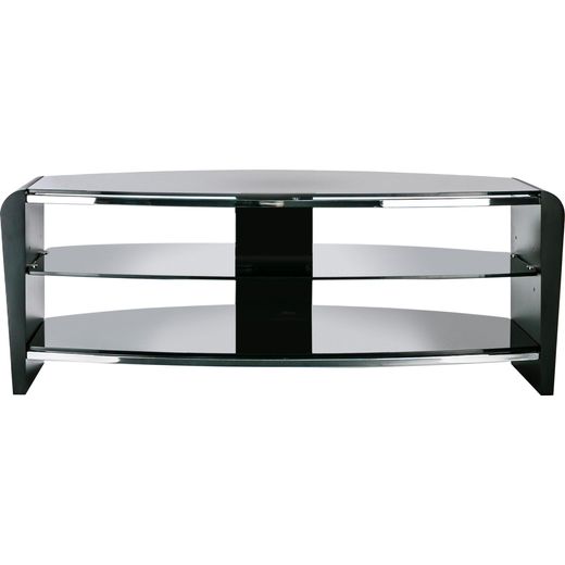 Alphason Francium FRN1100/3BLK/BK 3 Shelf TV Stand - Black