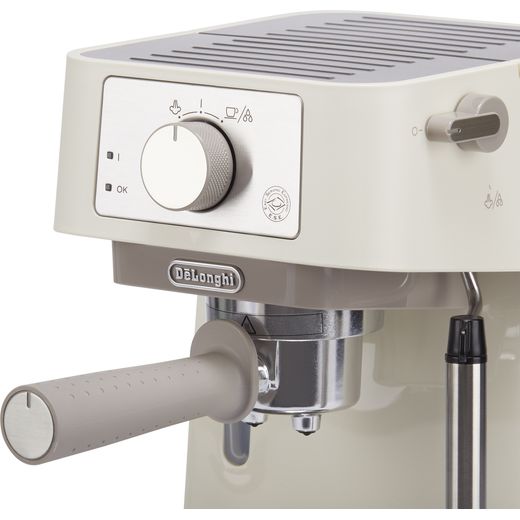 De'Longhi Stilosa Traditional Pump Espresso Coffee Machine - Cream