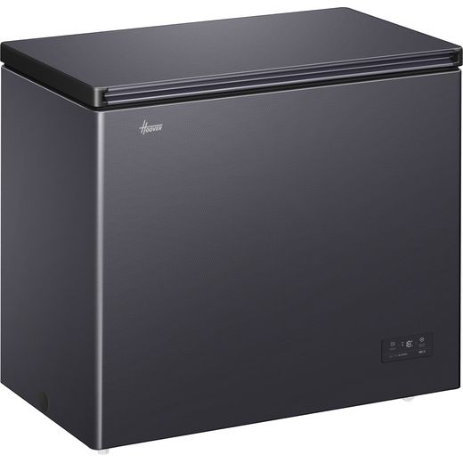 Hoover Chest Freezer - Dark Inox - Right perspective shot