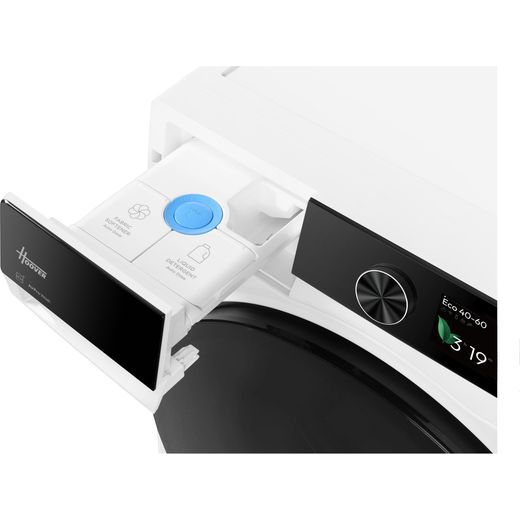 Hoover Pro Wash Series 7 HBWQD4106BL10U80 Wifi Connected 10Kg / 6Kg Washer Dryer with 1400 rpm - White - Detergent drawer