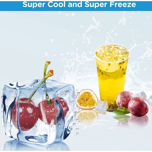 Midea MDRB379FGD02 fridge-freezer Freestanding 273 L D Silver_28