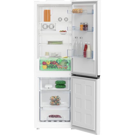 Beko Frost Free Fridge Freezer - White - Doors open