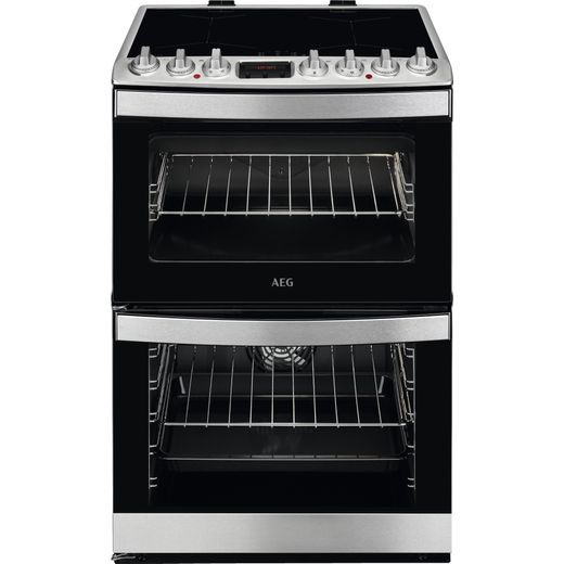 AEG CIB6732ACM Electric Cooker with Induction Hob - Stainless Steel - A Rated