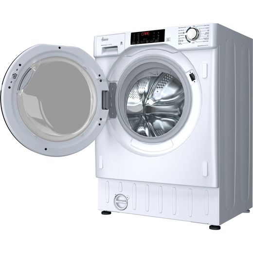 Hoover H-WASH&DRY 300 HBDS 4854DMS5-80 Integrated 8Kg / 5Kg Washer Dryer with 1400 rpm - White - Door open
