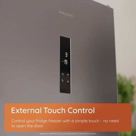 Hotpoint HPMLF 6442 W4UK 186cm Fridge - White - annotation - touch control shot 