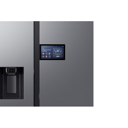 Samsung Series 9 AI Home American Fridge Freezer - Silver - External screen