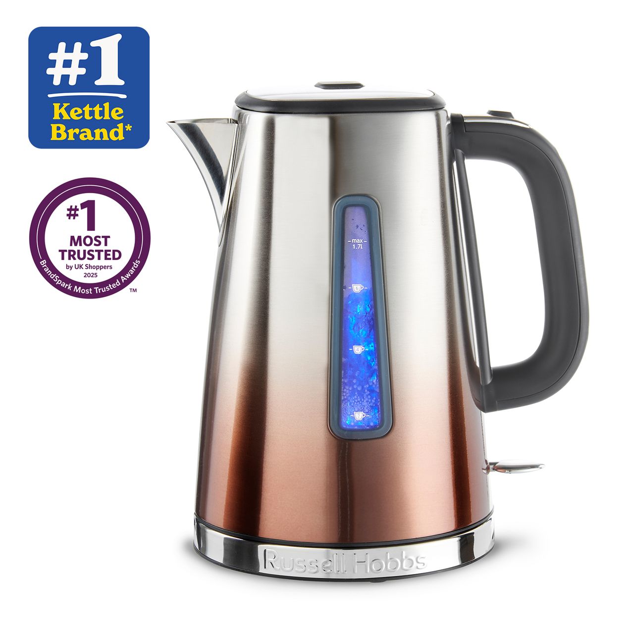 25113_COP | Russell Hobbs Kettle | Copper | ao.com