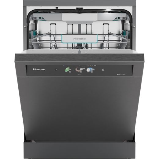 Hisense Standard Dishwasher - Black Inox - front shot