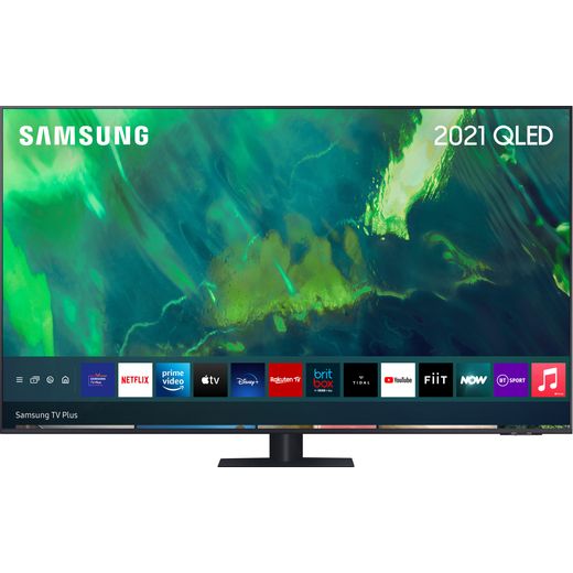 Samsung QLED QE85Q70AA 85" Smart 4K Ultra HD TV With 100% Colour Volume, With Quantum Processor 4K and Apple TV App