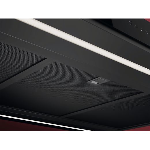 AEG 8000 AuroraTech® 90cm Cooker Hood - Black - Close up filter shot