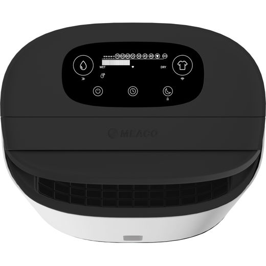 Meaco Arete® Two Dehumidifier - Charcoal - Control panel top view