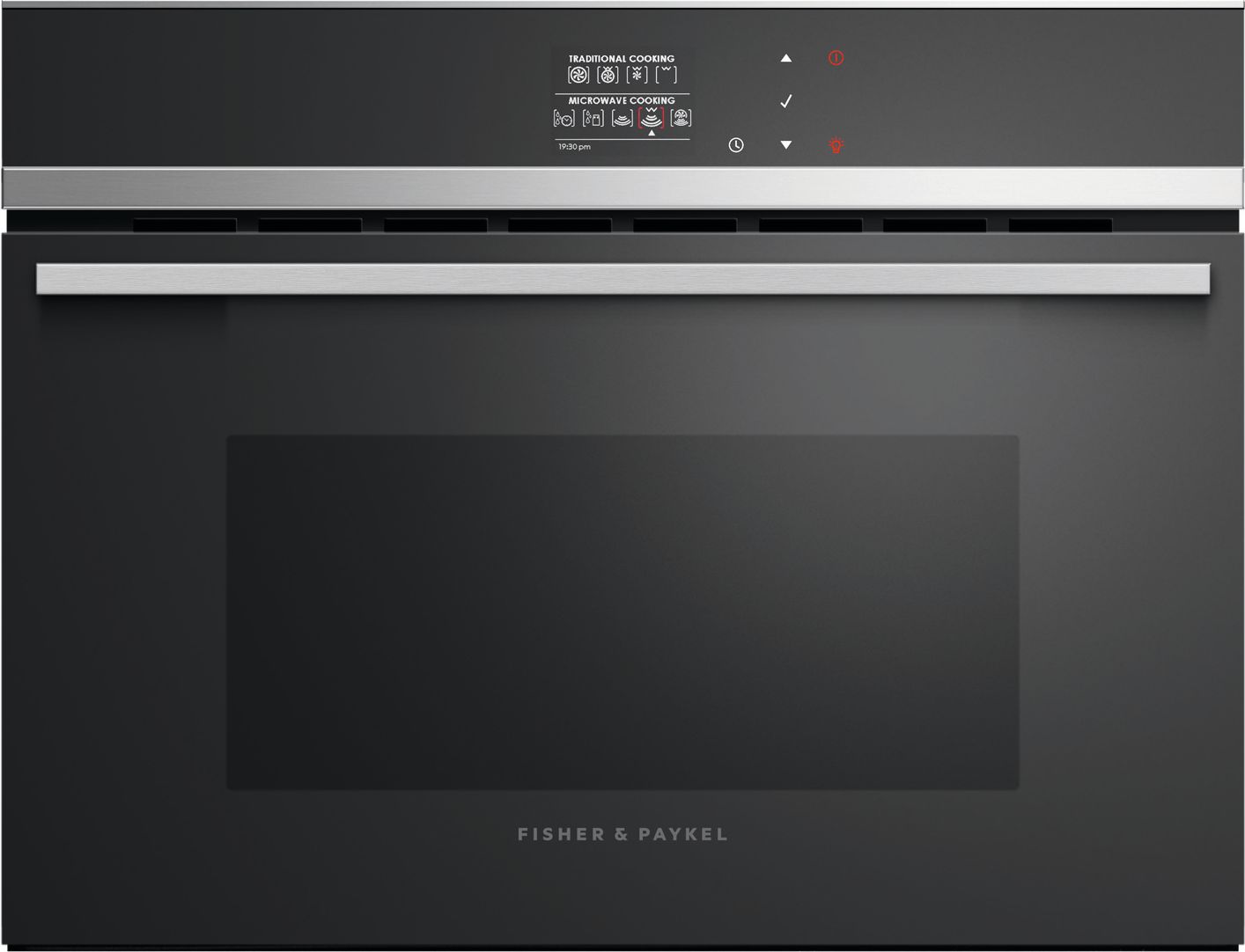 Fisher & Paykel Designer Companion OM60NDB1 Built In Combination Microwave Oven - Stainless Steel, Stainless Steel