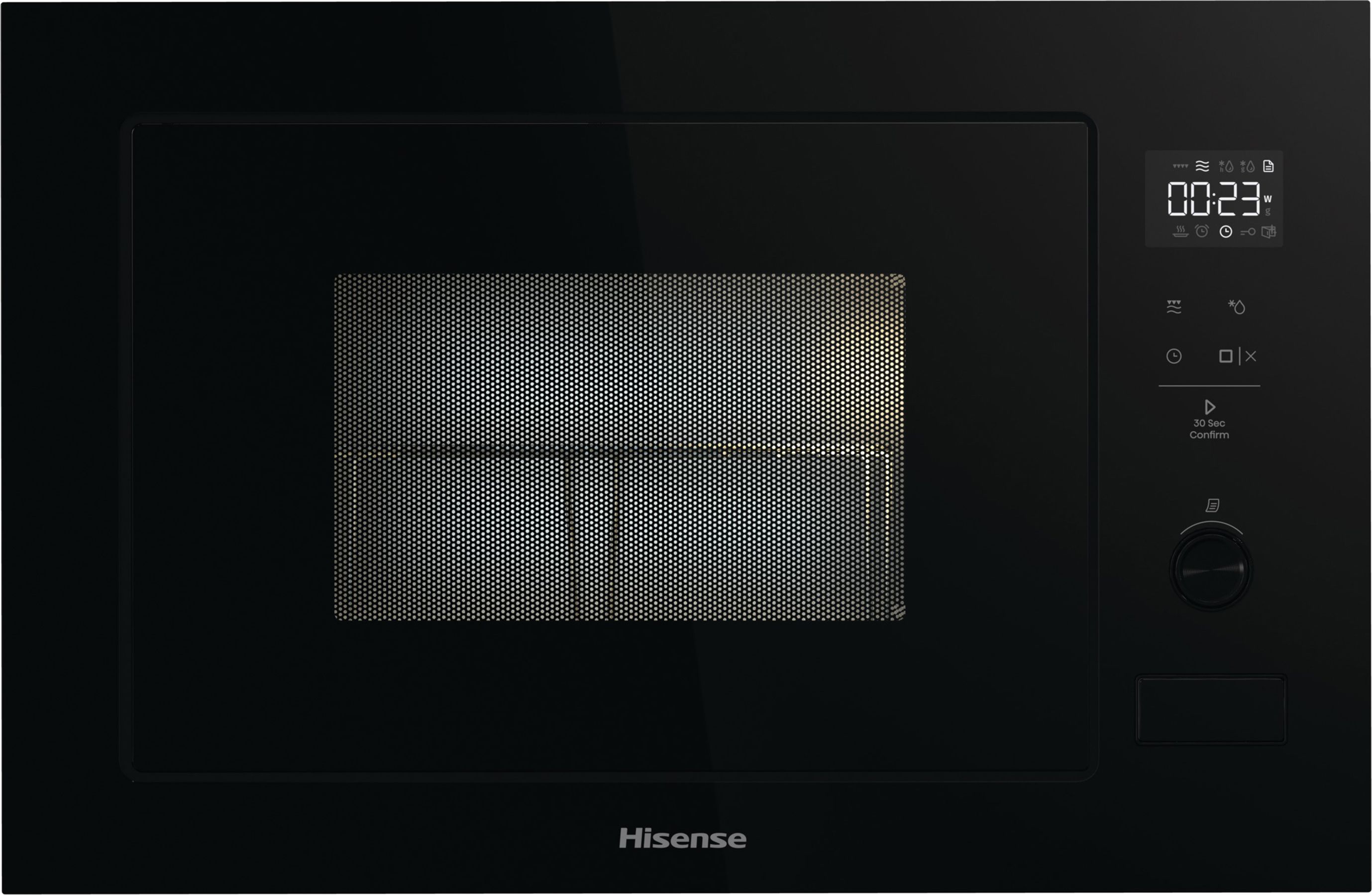 Hisense Built-In Grill Microwave - 25L - 900W - Black - BIM325G52BGUK