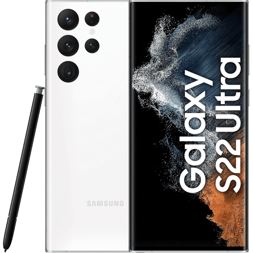 Samsung Galaxy S22 Ultra 512GB Smartphone in Phantom White