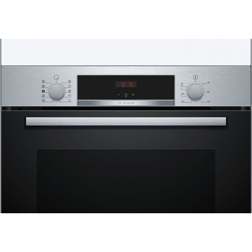 Bosch Series 4 Built In Electric Single Oven - Stainless Steel - Control panel shot