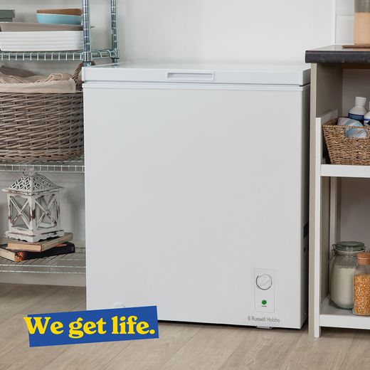 Russell Hobbs RH198CF0E1W 198L Chest Freezer - White - Annotation - We get life shot