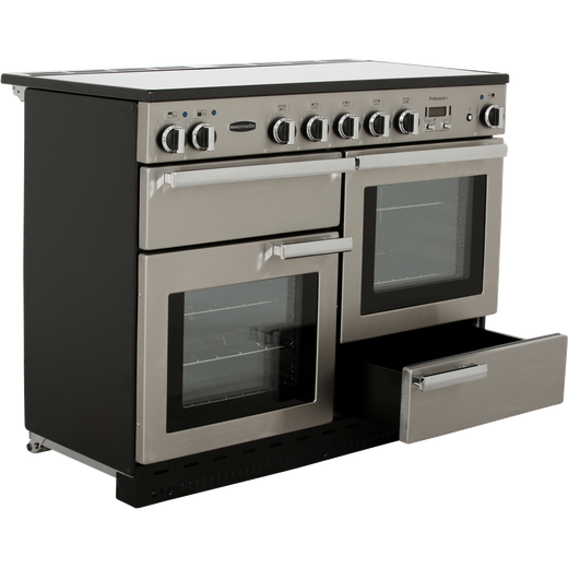 Rangemaster Professional Plus 110cm Electric Range Cooker with Induction Hob - Stainless Steel