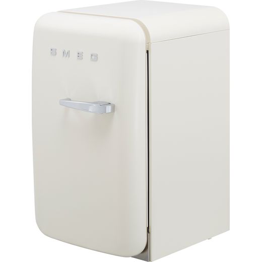 Smeg Left Hand Hinge FAB5LCR3 Fridge - Cream - D Rated
