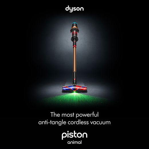 Dyson V16 Piston Animal™ Submarine™ Wet & Dry Cordless Vacuum Cleaner - Black / Copper - Annotation - powerful suctions hot