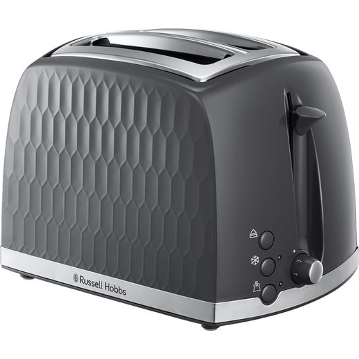 Russell Hobbs Honeycomb 26063 2 Slice Toaster - Grey