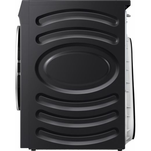 Hisense DH7S107BB Wifi Connected Heat Pump Tumble Dryer - Black - Side shot