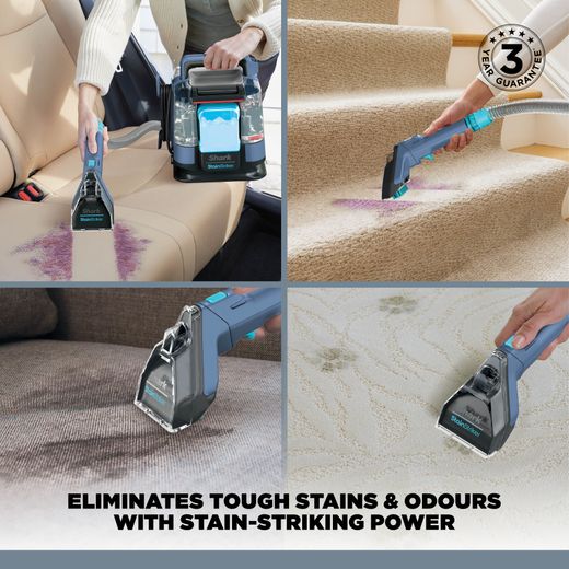 Shark StainStriker Stain & Spot PX200UK Carpet Cleaner - Annotation - Eliminated tough stains