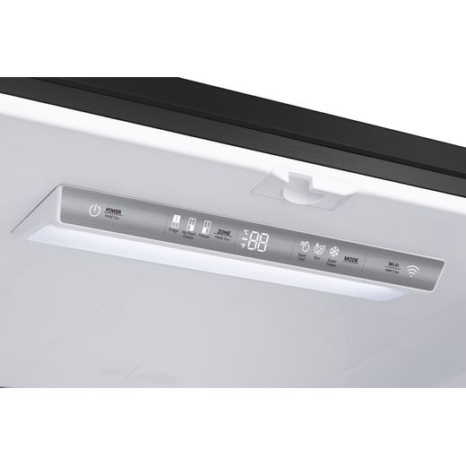 Hisense American Fridge Freezer - Black - Control panel