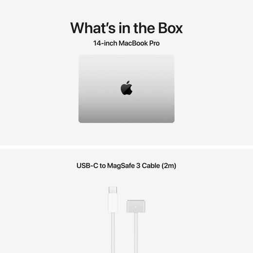 Apple MacBook Pro, - Silver - Annotation - Whats in the box