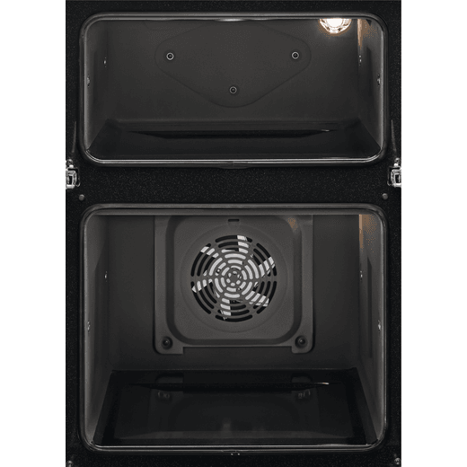 AEG OU5CP40B Built In Electric Double Oven - Black - Internal shot