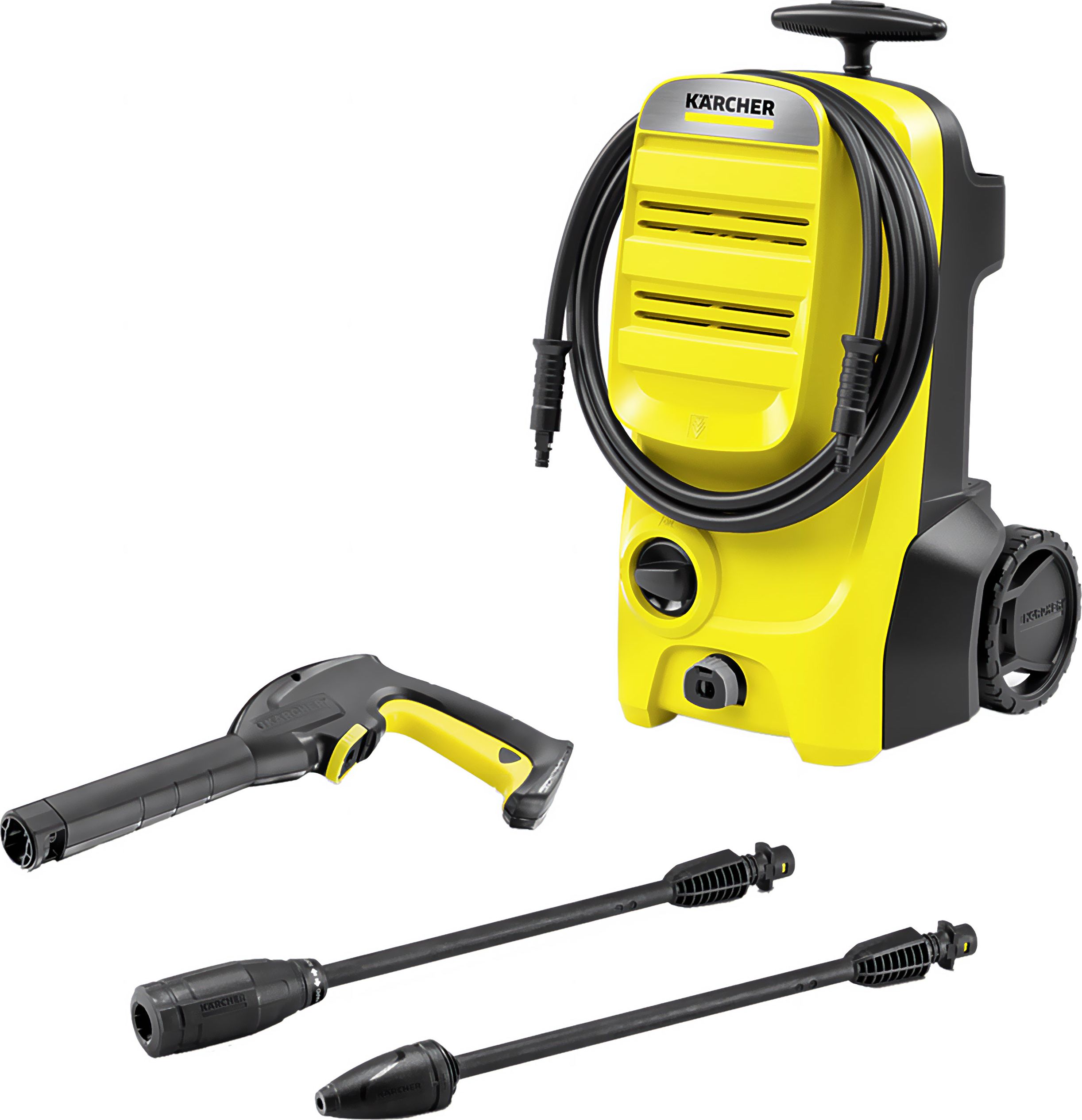 Kärcher K 4 Classic Pressure Washer - Yellow - 130 bar - 420 l/h