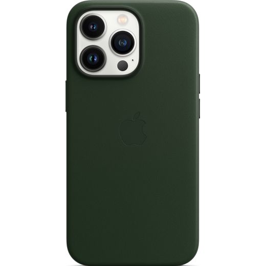 Apple Leather Case with Magsafe for iPhone 13 Pro - Sequoia Green