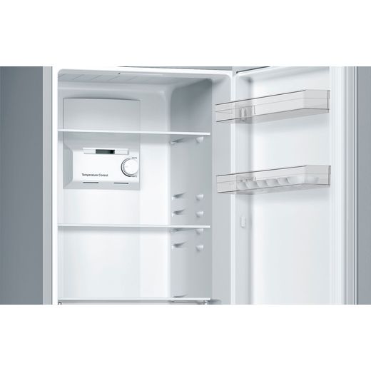 Bosch Series 2 50/50 Fridge Freezer - Stainless Steel look - Inside shot
