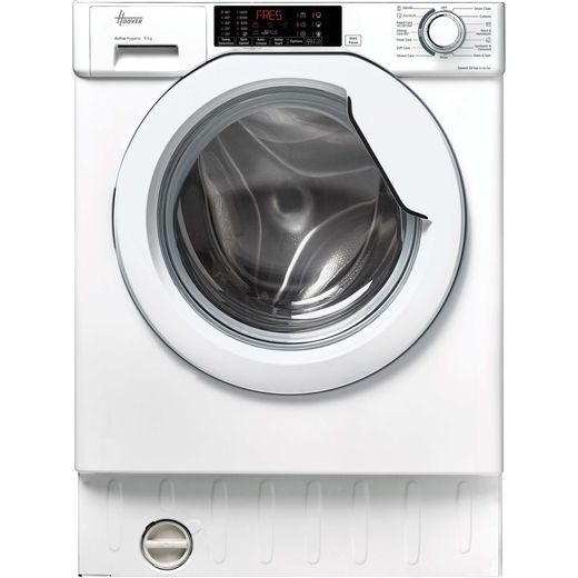 Hoover HBW 48TAMEJ-80 8kg Washing Machine with 1400 rpm - White - Front shot