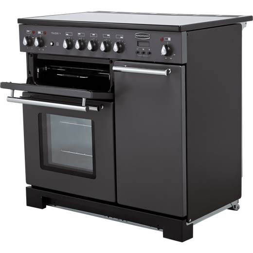 Rangemaster Toledo + 90cm Electric Range Cooker with Induction Hob - Slate